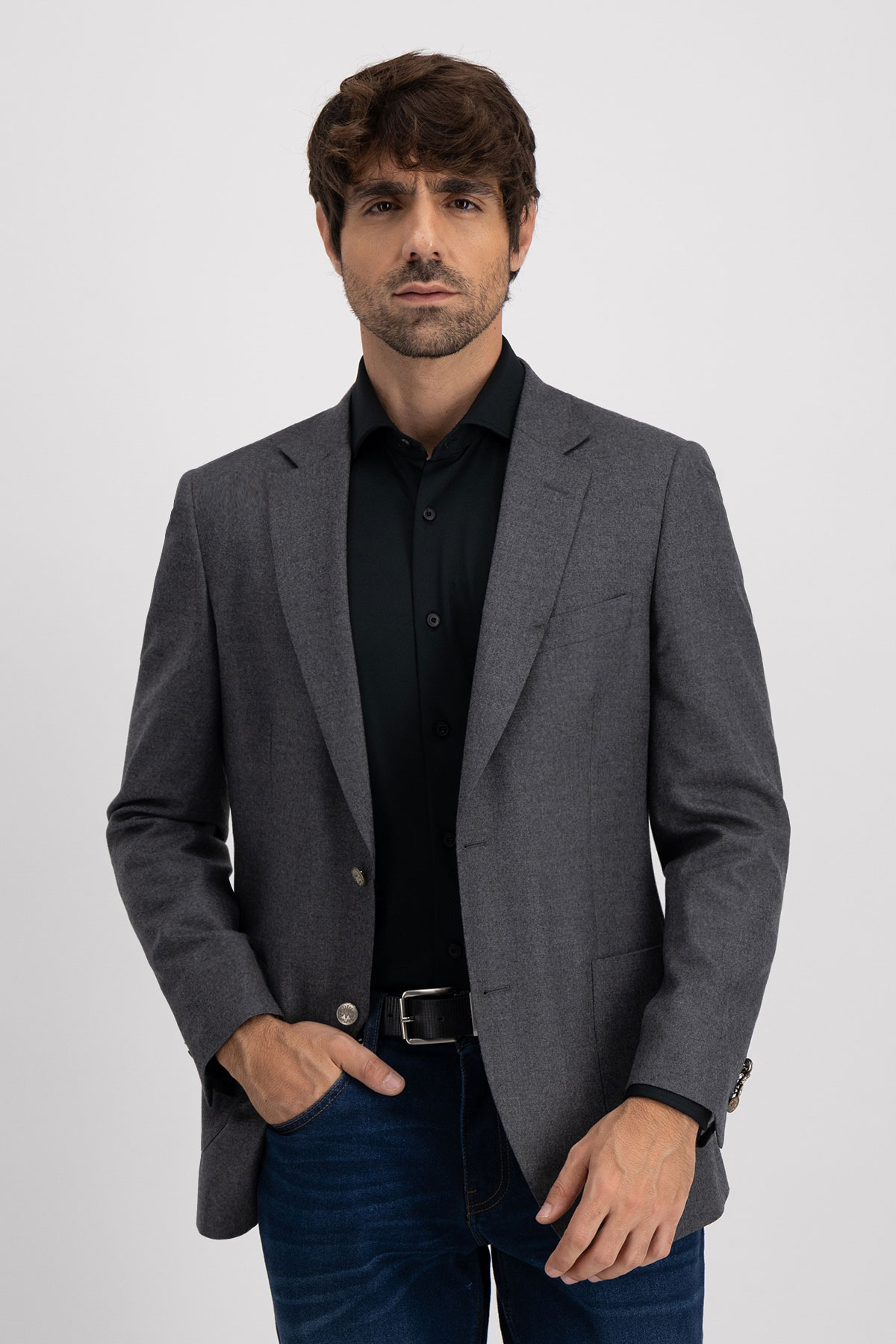 Blazer Roberts Gris Slim Fit