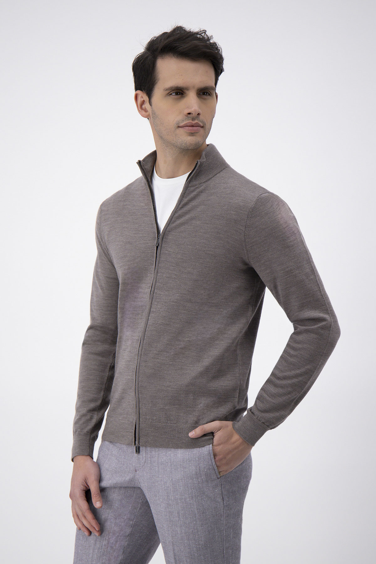 Cardigan Calderoni Contemporary Fit