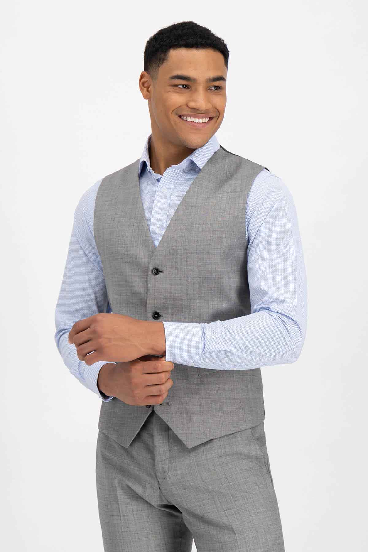 Traje Trío Roberts Azul Marino Slim Fit