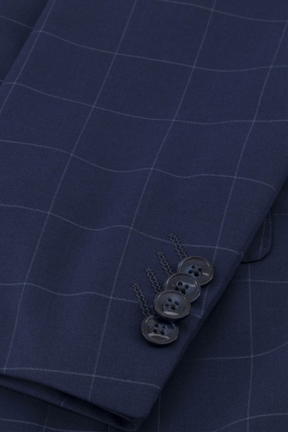 Traje Trío Slim Fit Azul Cobalto