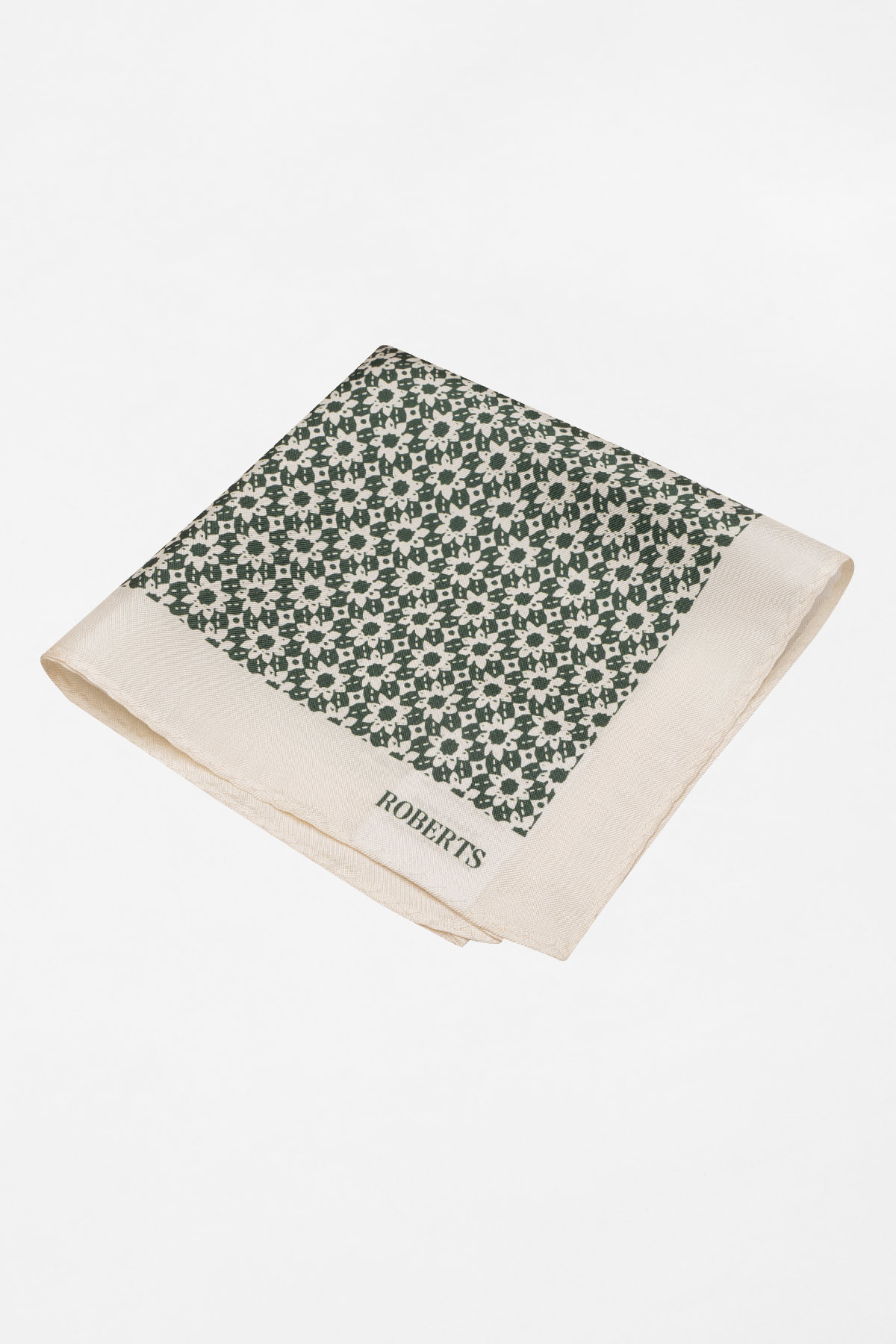 Pañuelo De Bolsillo De Seda Blanco