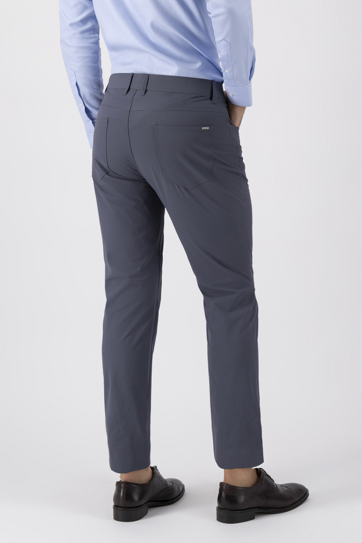 Pantalón Slim Fit Gris