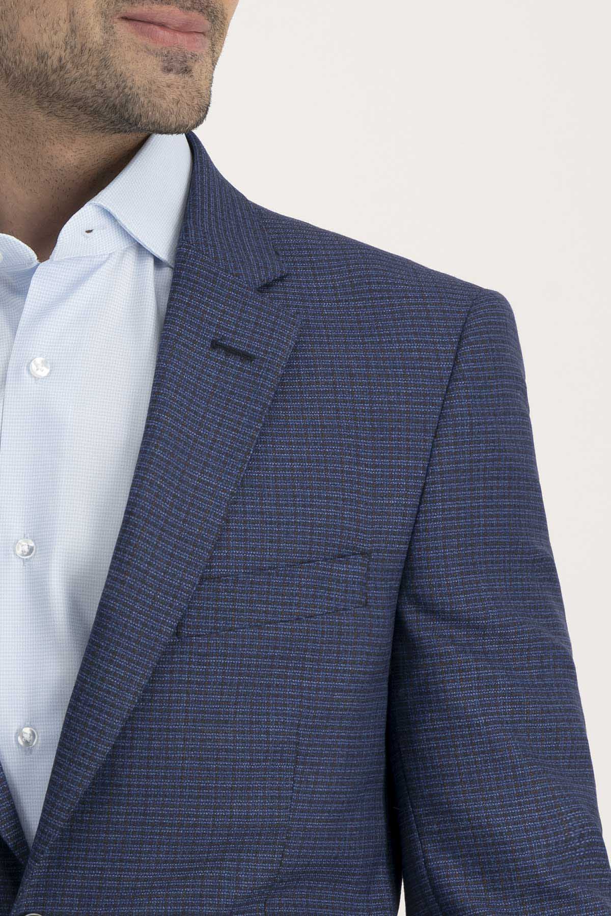 Saco Casual Roberts Azul Cobalto Contemporary Fit