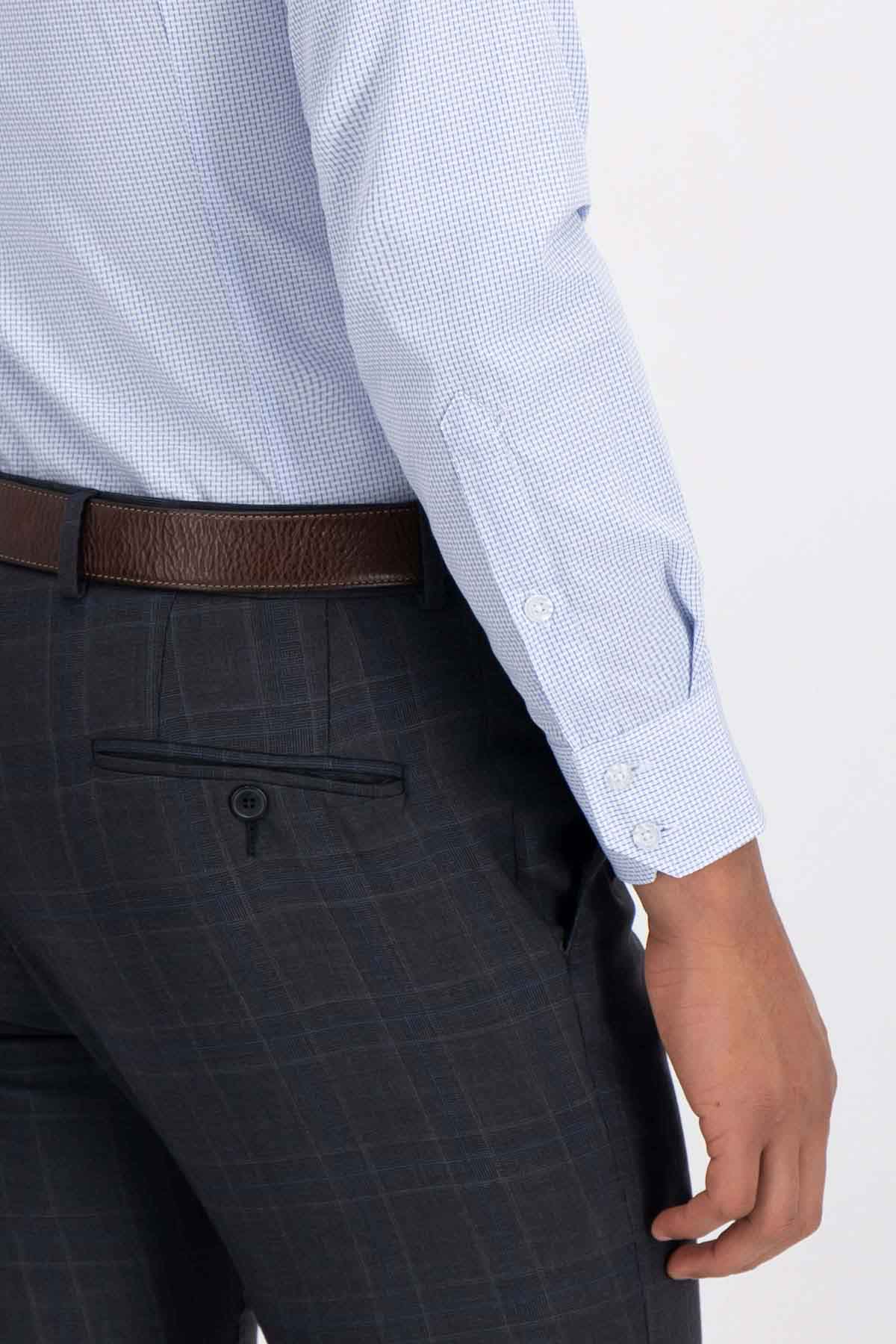 Camisa Vestir Roberts Red Blanco Slim Fit