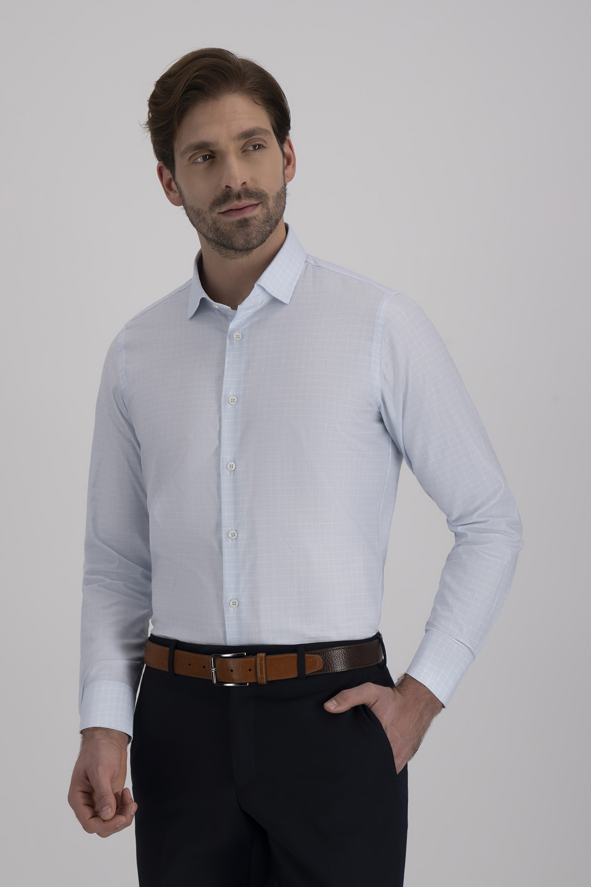 Camisa Formal Bamboo Slim Fit