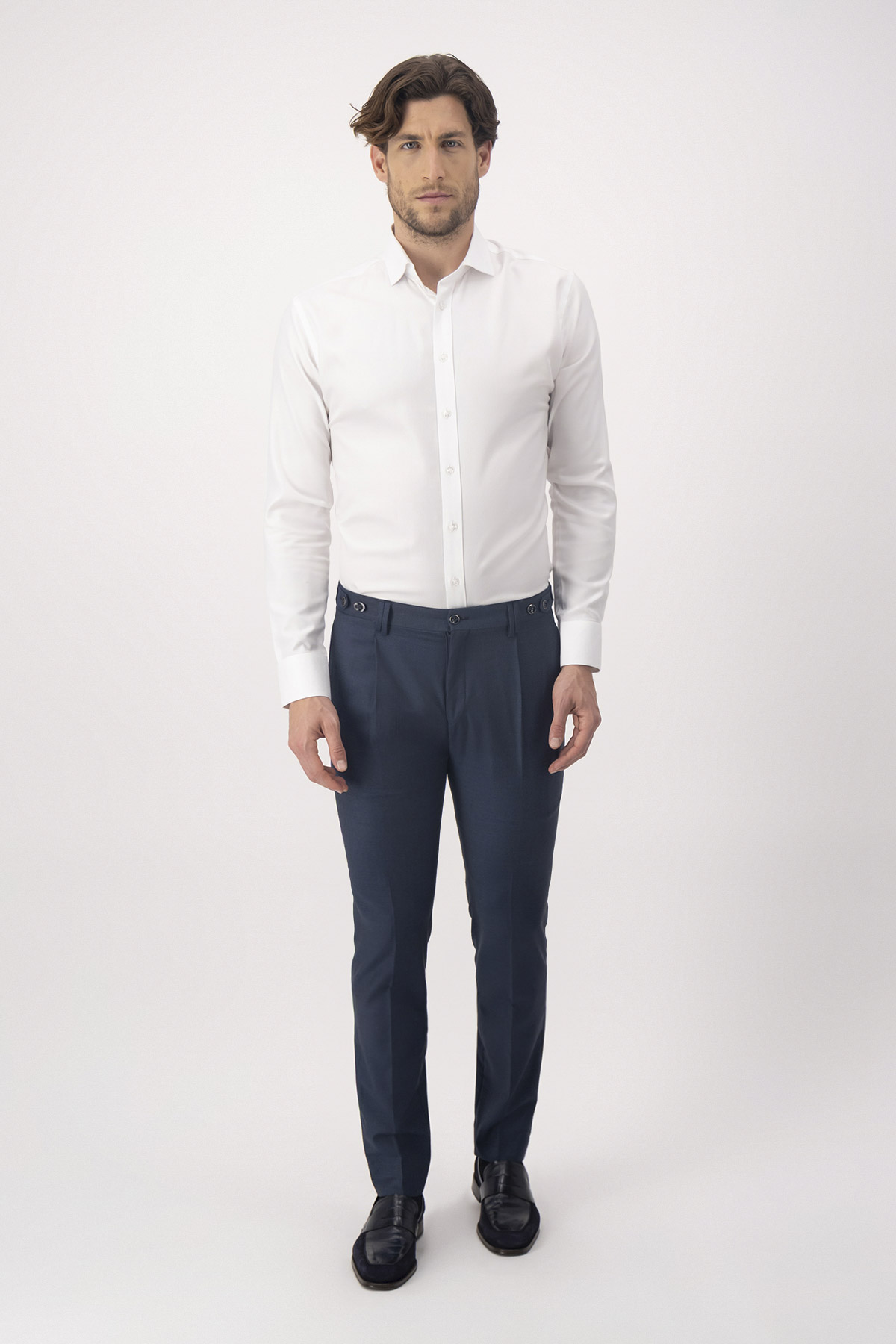 Pantalón Formal Slim Fit Azul Marino
