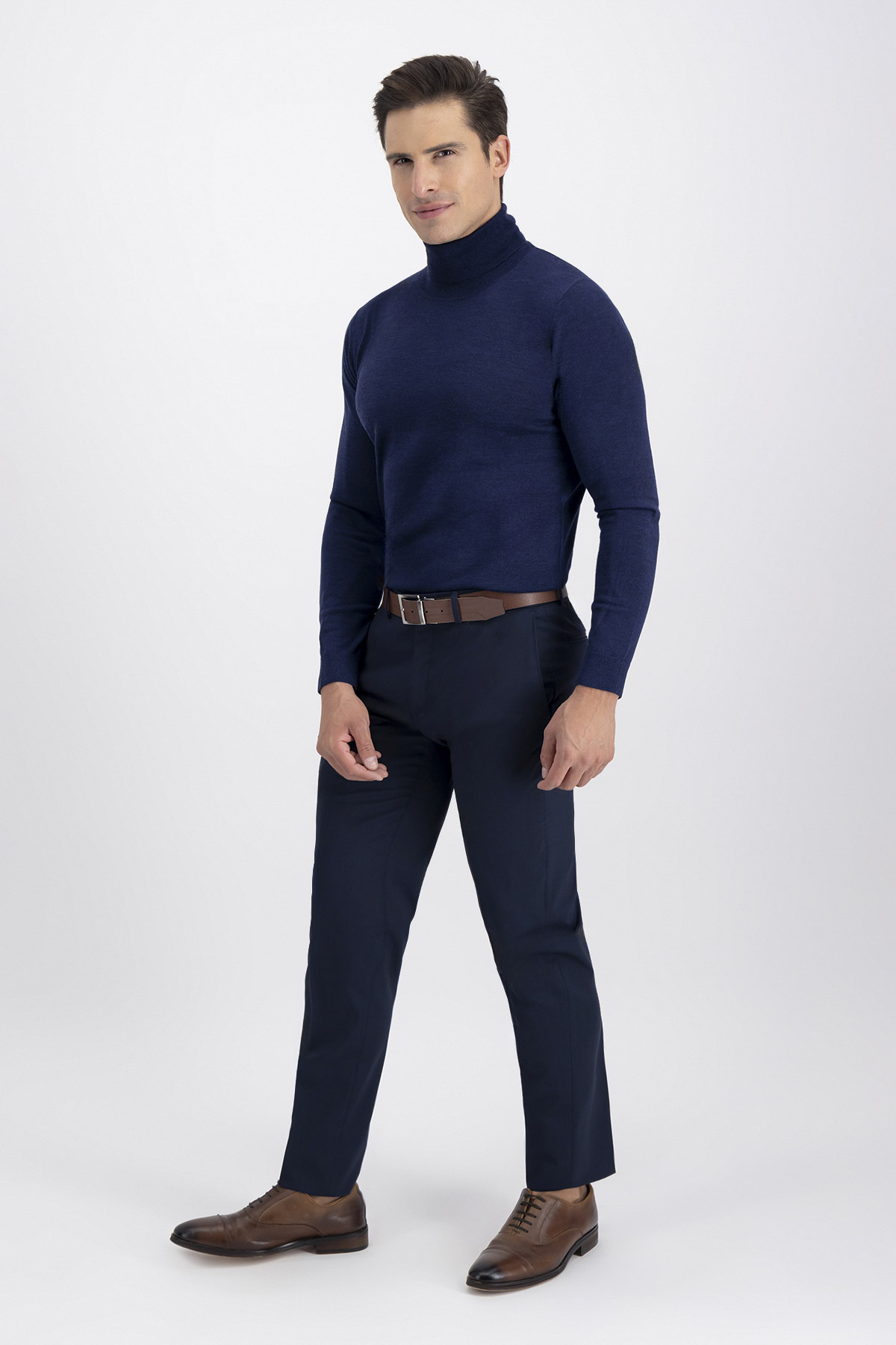 Pantalón Formal Slim Fit Azul Marino image number 1