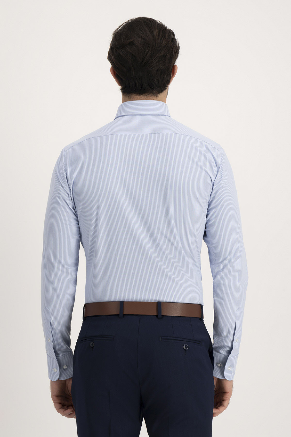Camisa Formal Anatomic Technology Roberts Azul Claro Slim Fit