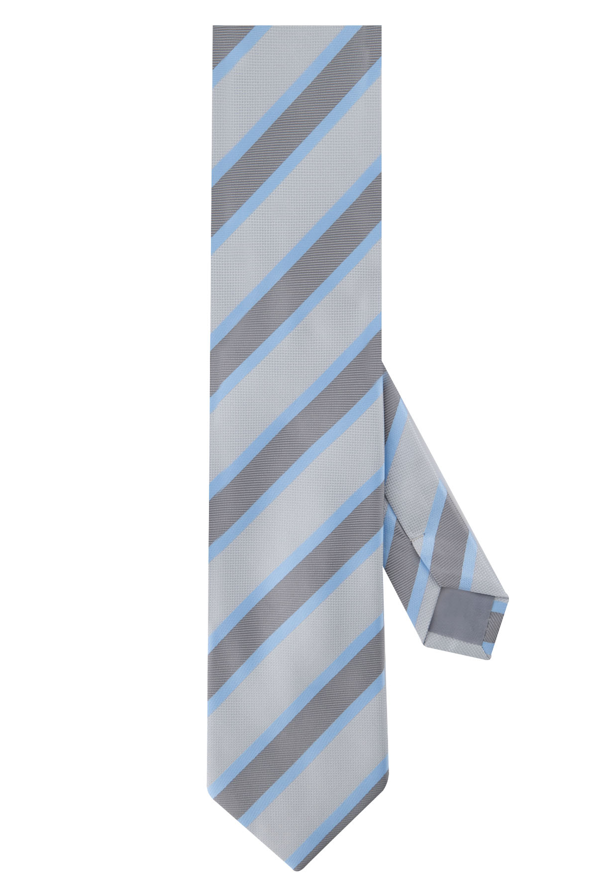 Corbata Color Plata Roberts Red
