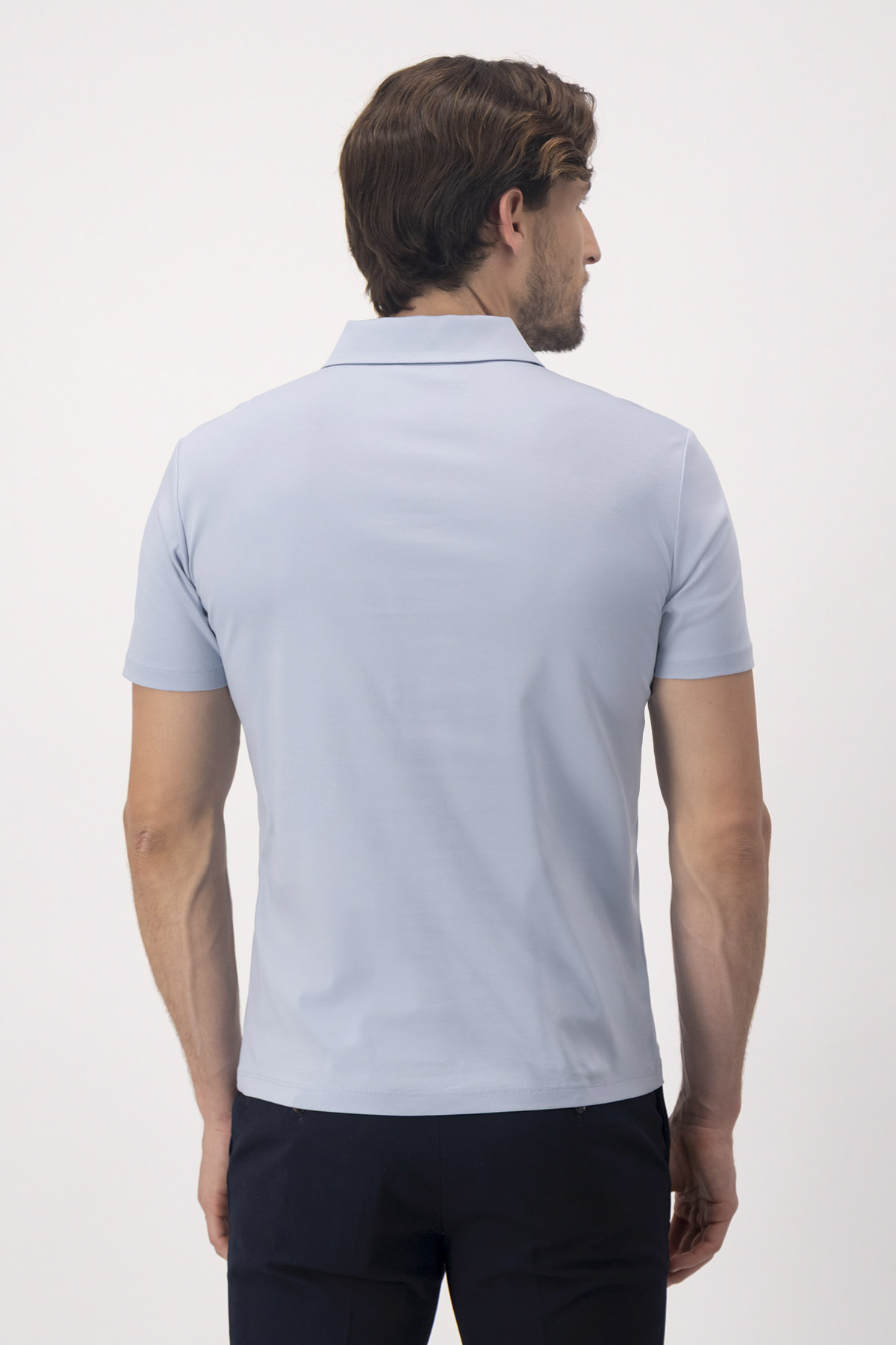 Playera Tipo Polo MERCERIZED COTTON Contemporary Fit