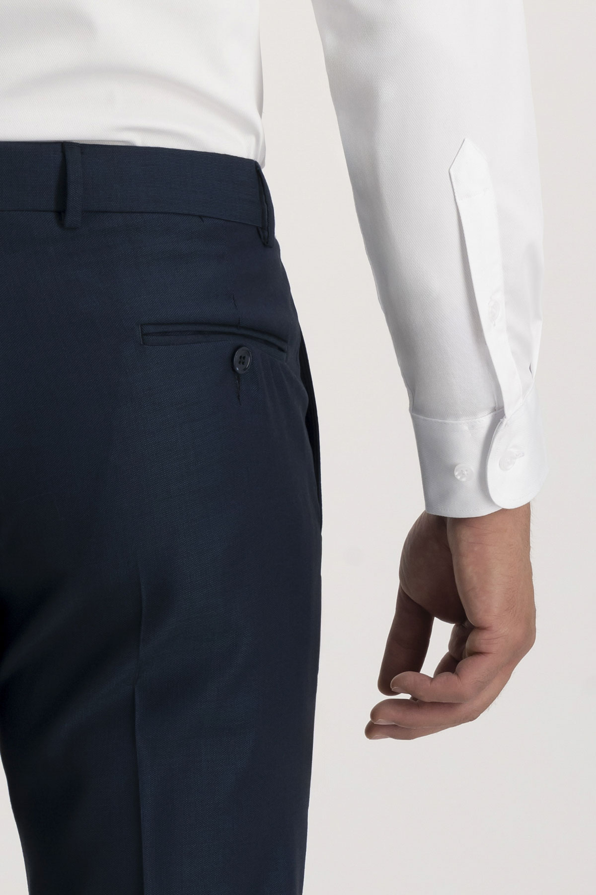 Pantalón Formal Verde Obscuro Roberts Slim Fit