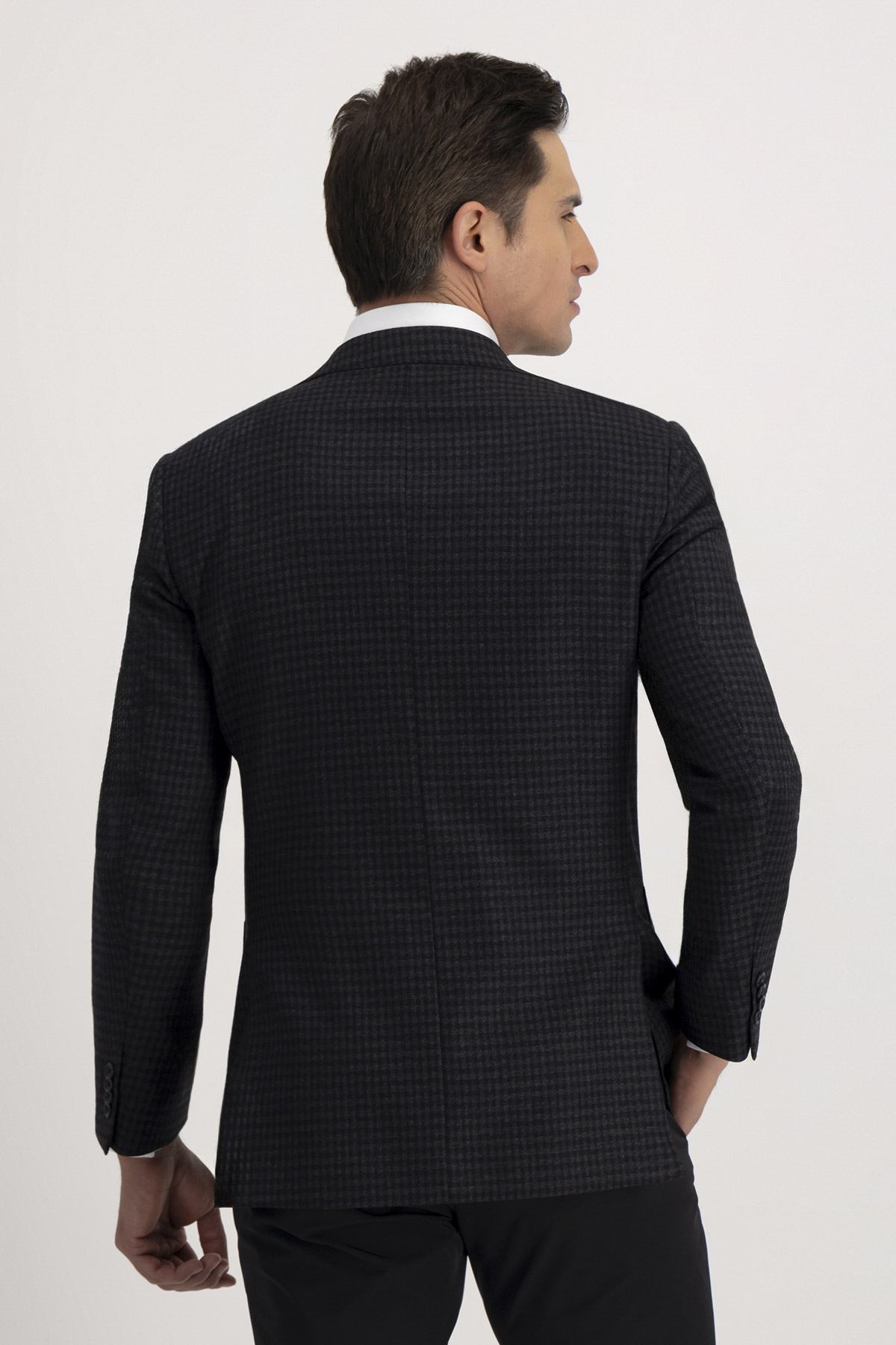 Saco Casual Roberts Red Negro Slim Fit