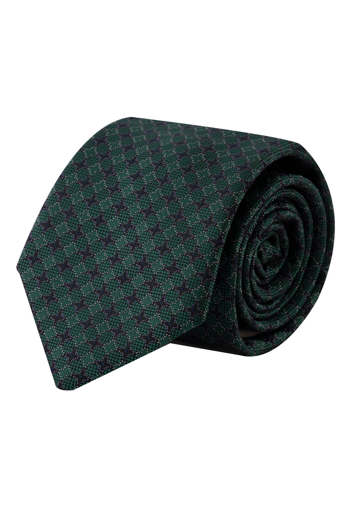 Corbata Roberts Red Color Verde Militar