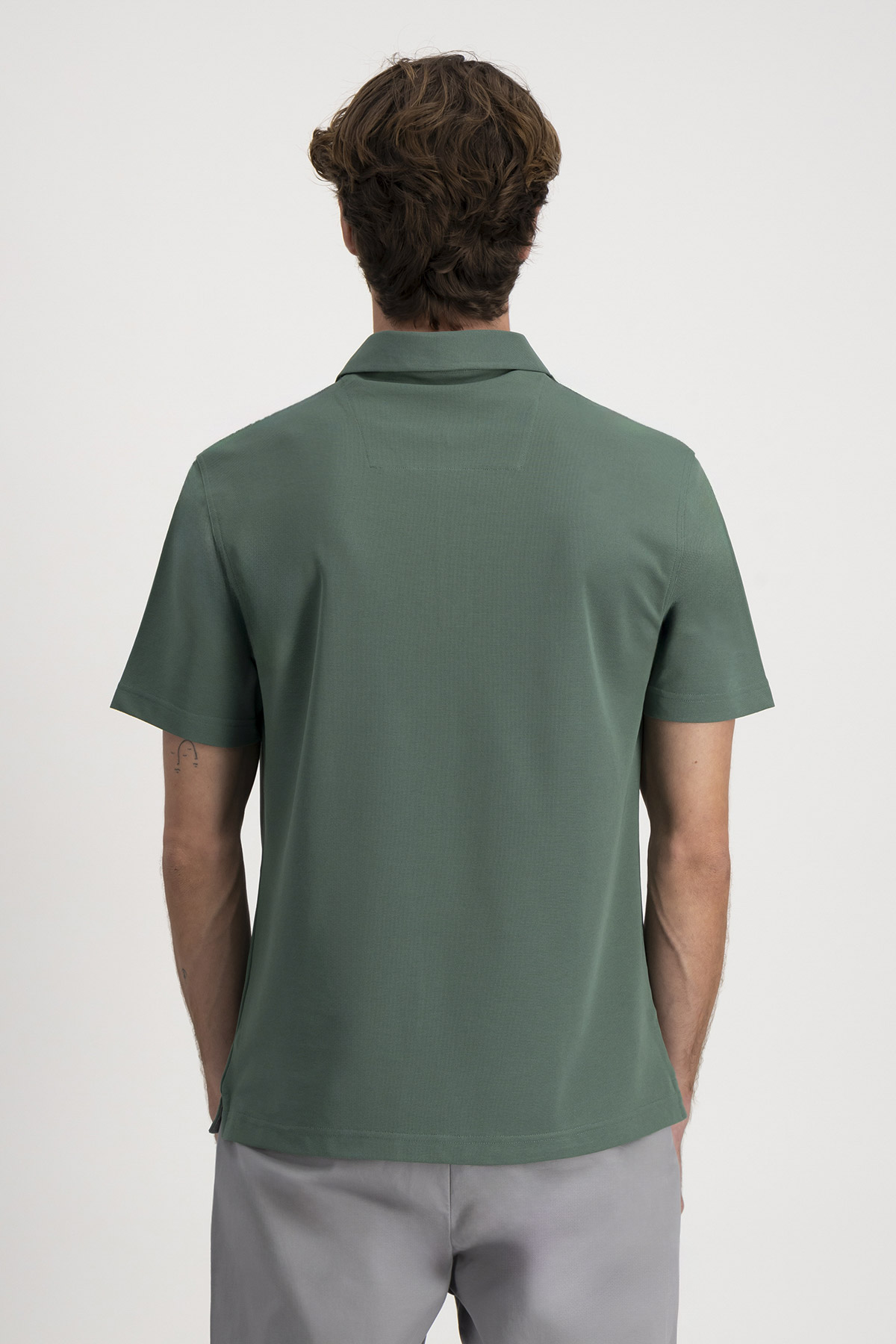 Polo EASY CARE TECHNOLOGY Roberts Color Verde Contemporary Fit