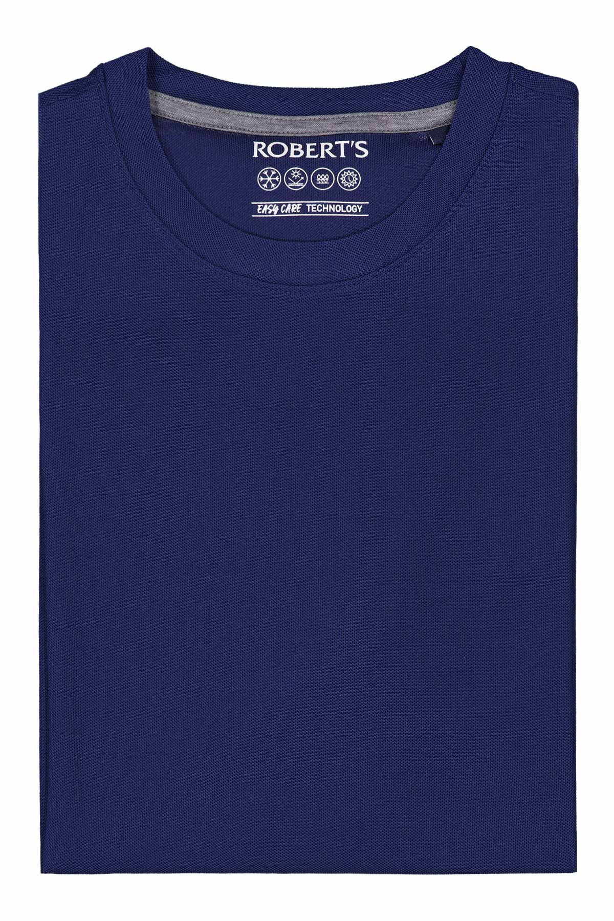 Playera EASY CARE TECHNOLOGY Roberts Color Azul Marino Contemporary Fit