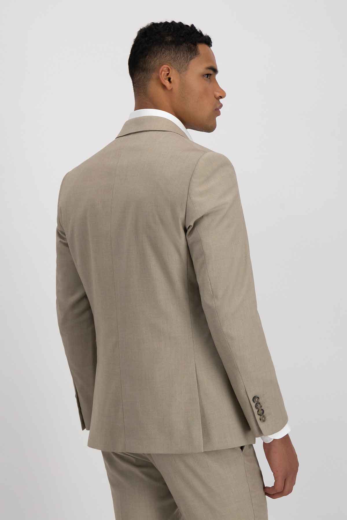 Traje Trío Beige Roberts Red Slim Fit
