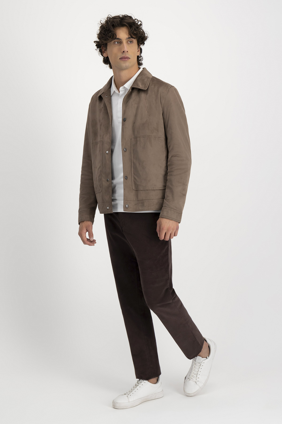 Chamarra Café Contemporary Fit