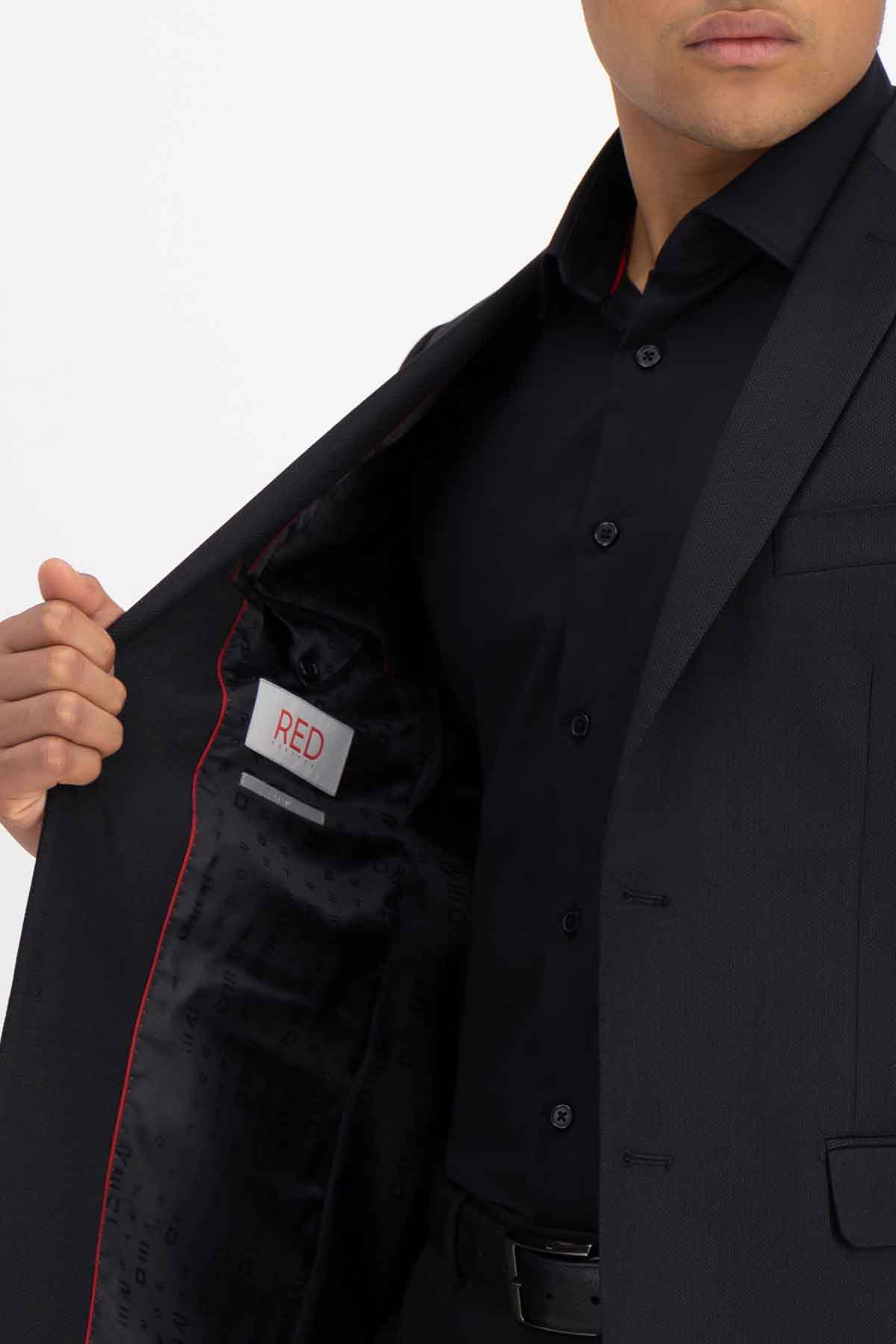 Traje Roberts Red Negro Slim Fit