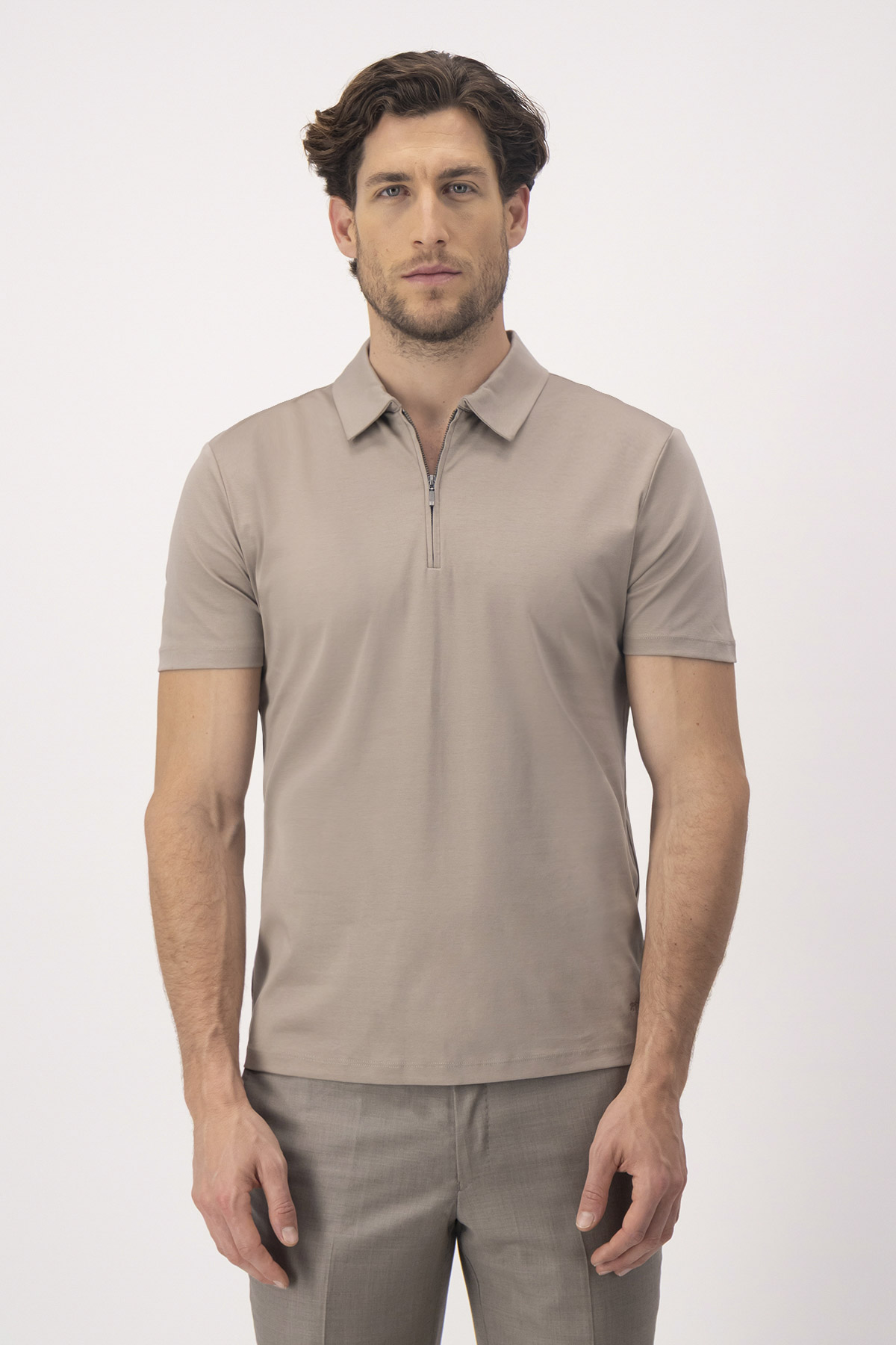 Playera Tipo Polo MERCERIZED COTTON Contemporary Fit