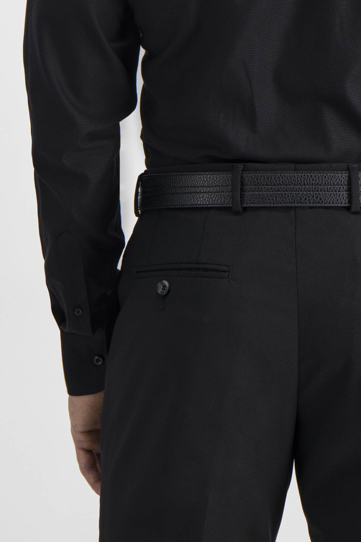 Camisa Formal Roberts Easy Care Contemporary Fit Color Negro