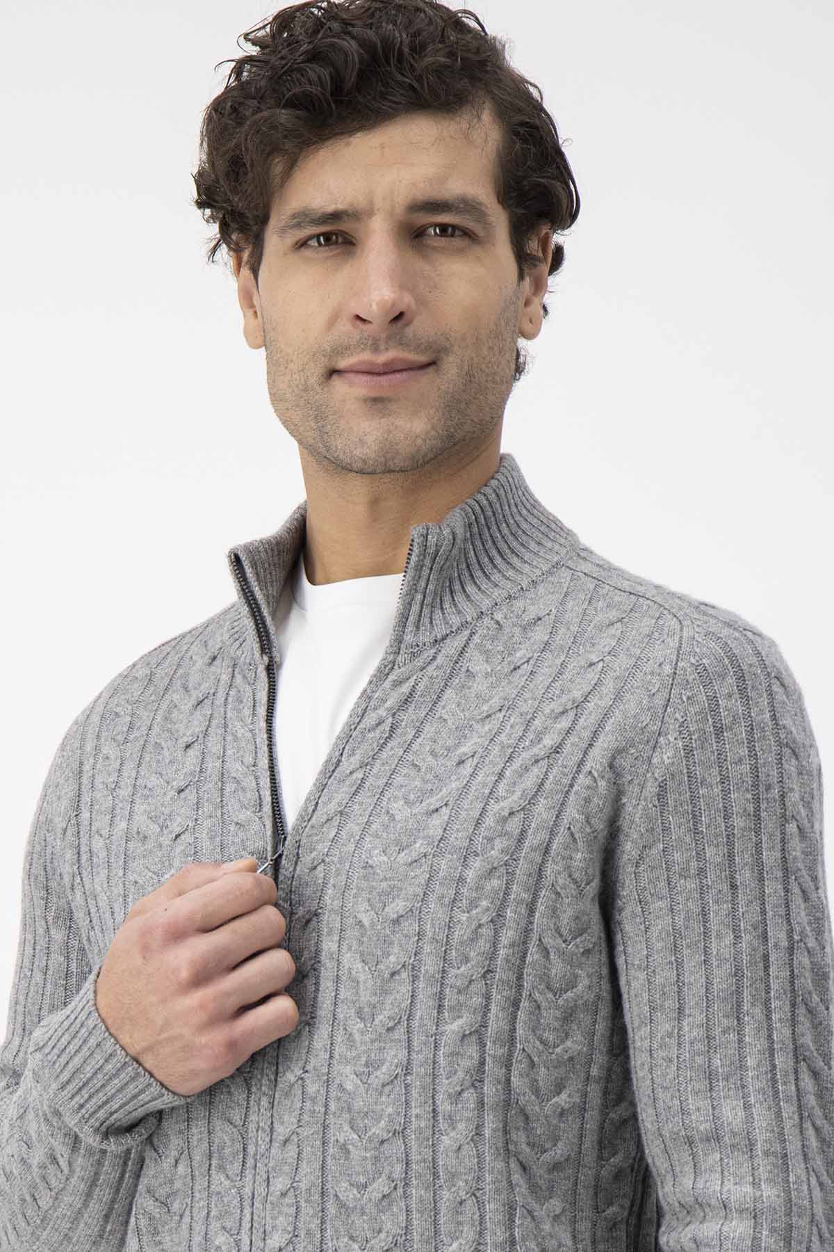 Suéter Calderoni Gris Contemporary Fit image number 1