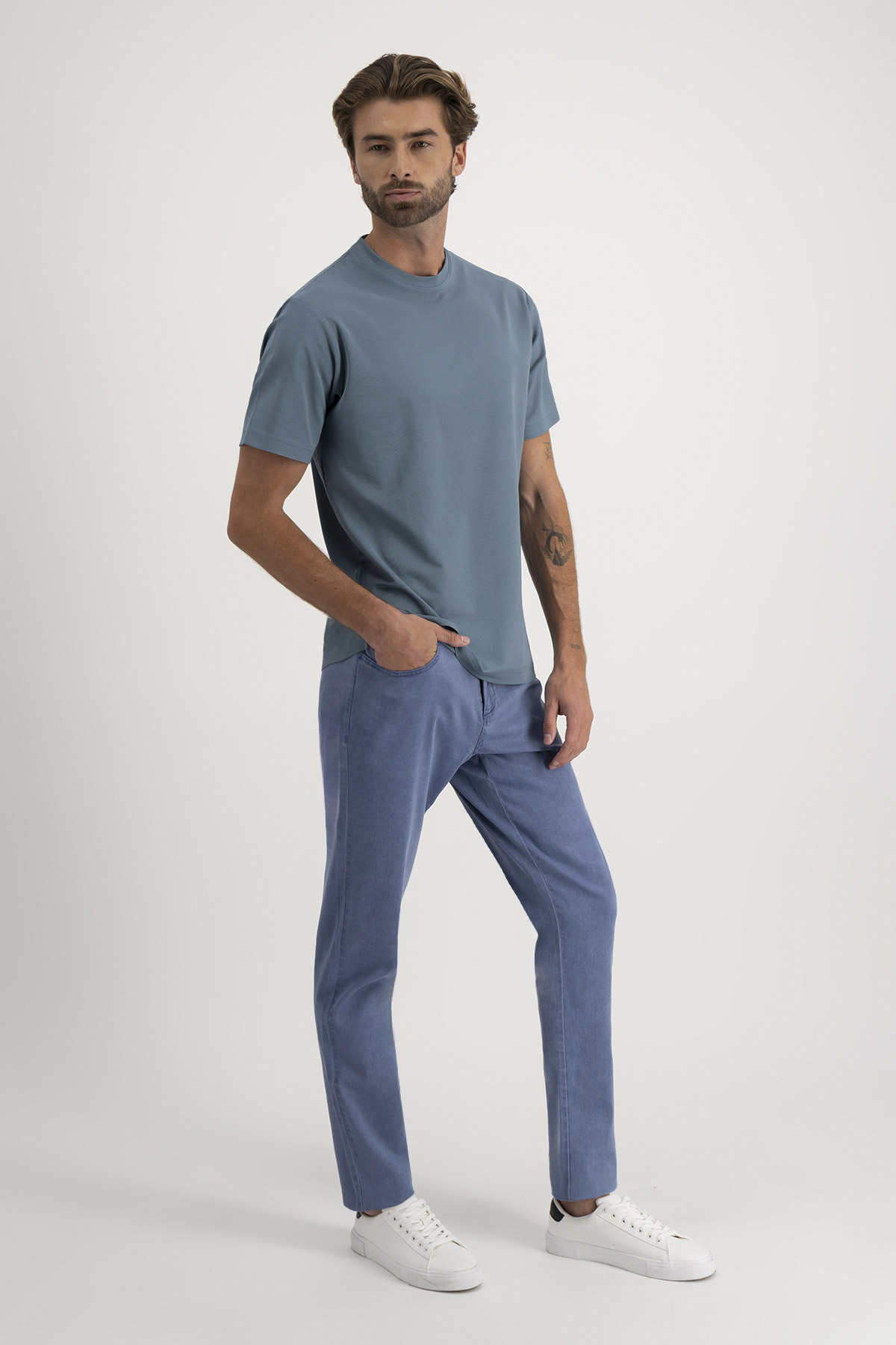 Playera EASY CARE TECHNOLOGY Roberts Color Verde Contemporary Fit