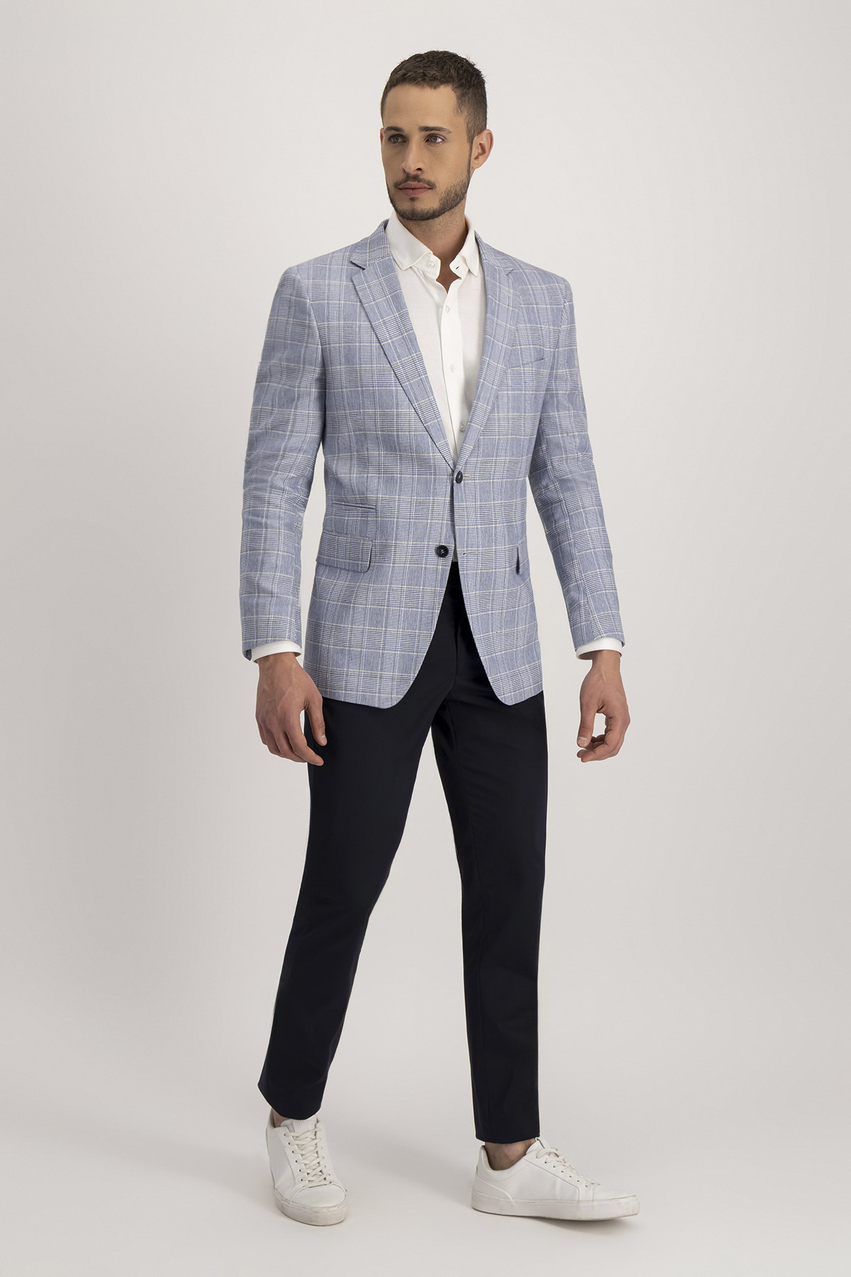 Pantalón Casual Roberts Red Azul Marino Slim Fit
