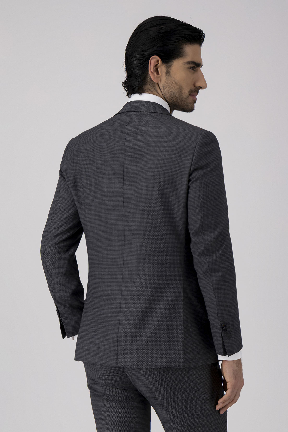 Traje Calderoni Couture Gris Slim Fit