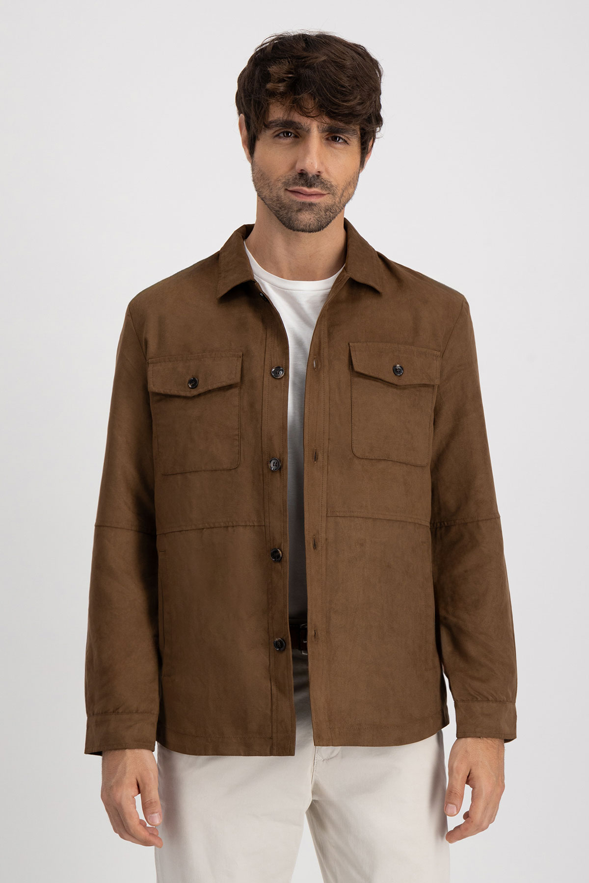 Chamarra Roberts Coñac Contemporary Fit