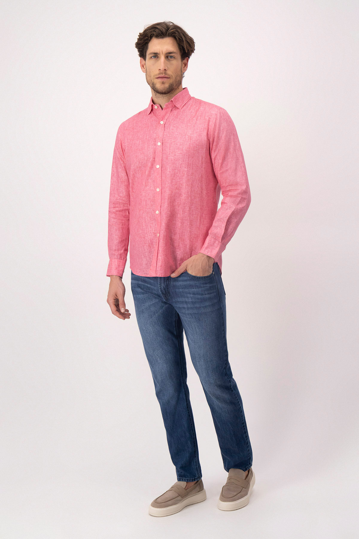 Camisa Casual Paper Touch Contemporary Fit