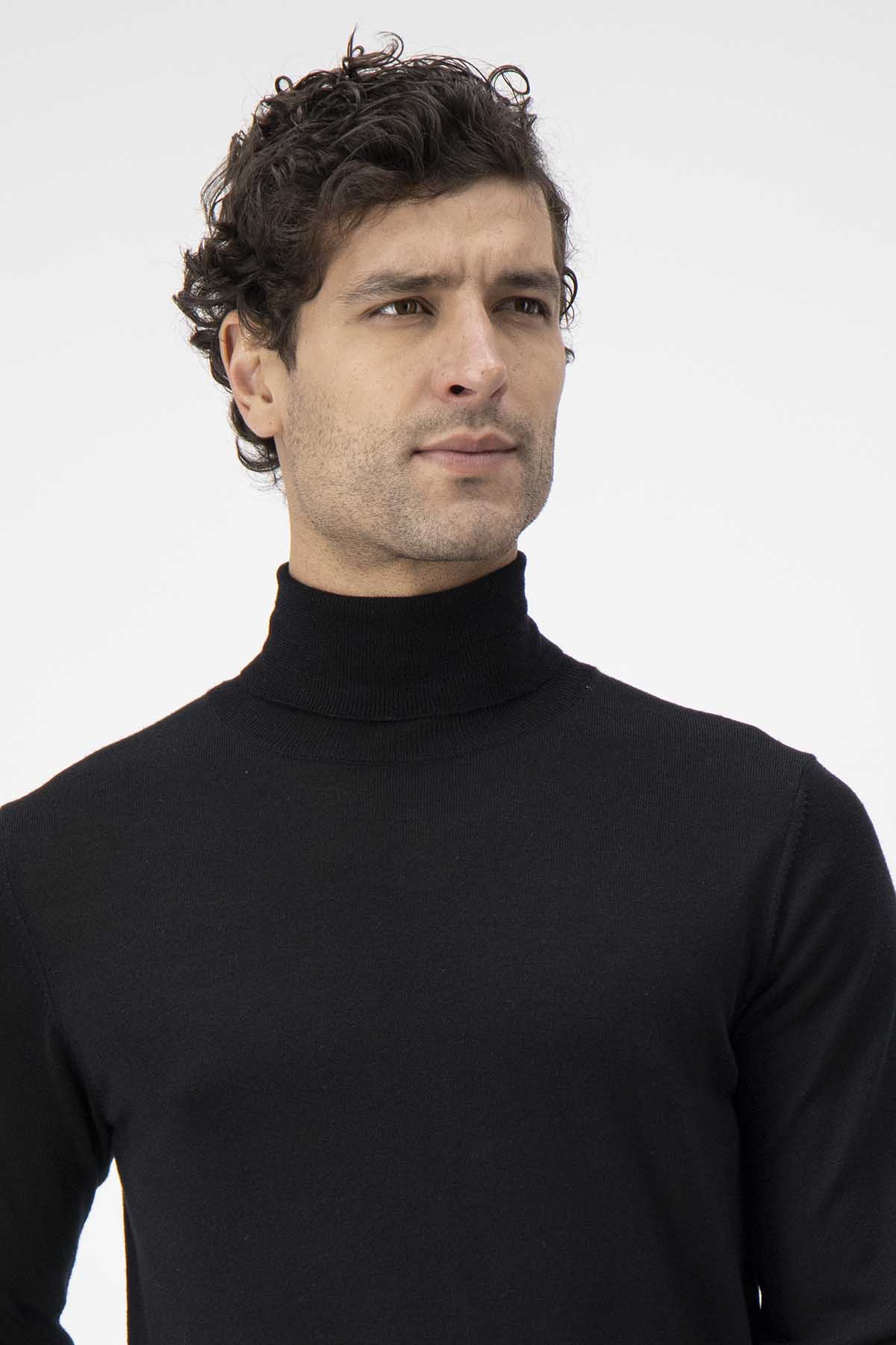 Suéter Calderoni Negro Contemporary Fit