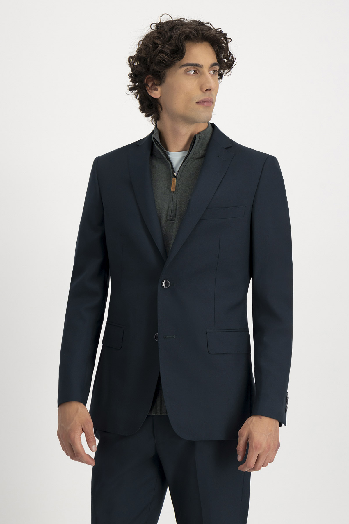 Traje Slim Fit Verde Oscuro