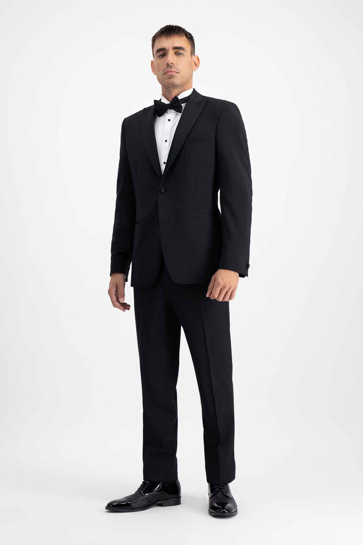 Smoking Calderoni Negro Contemporary Fit