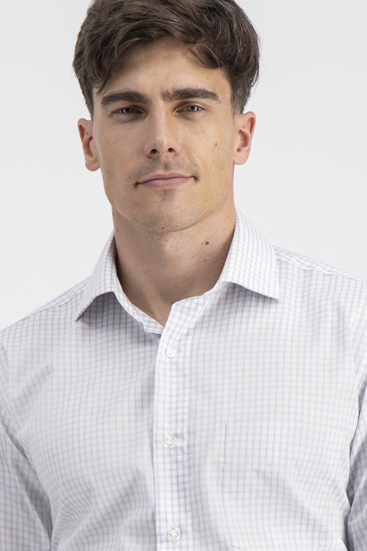 Camisa Formal Roberts Easy Care Contemporary Fit Color Blanco