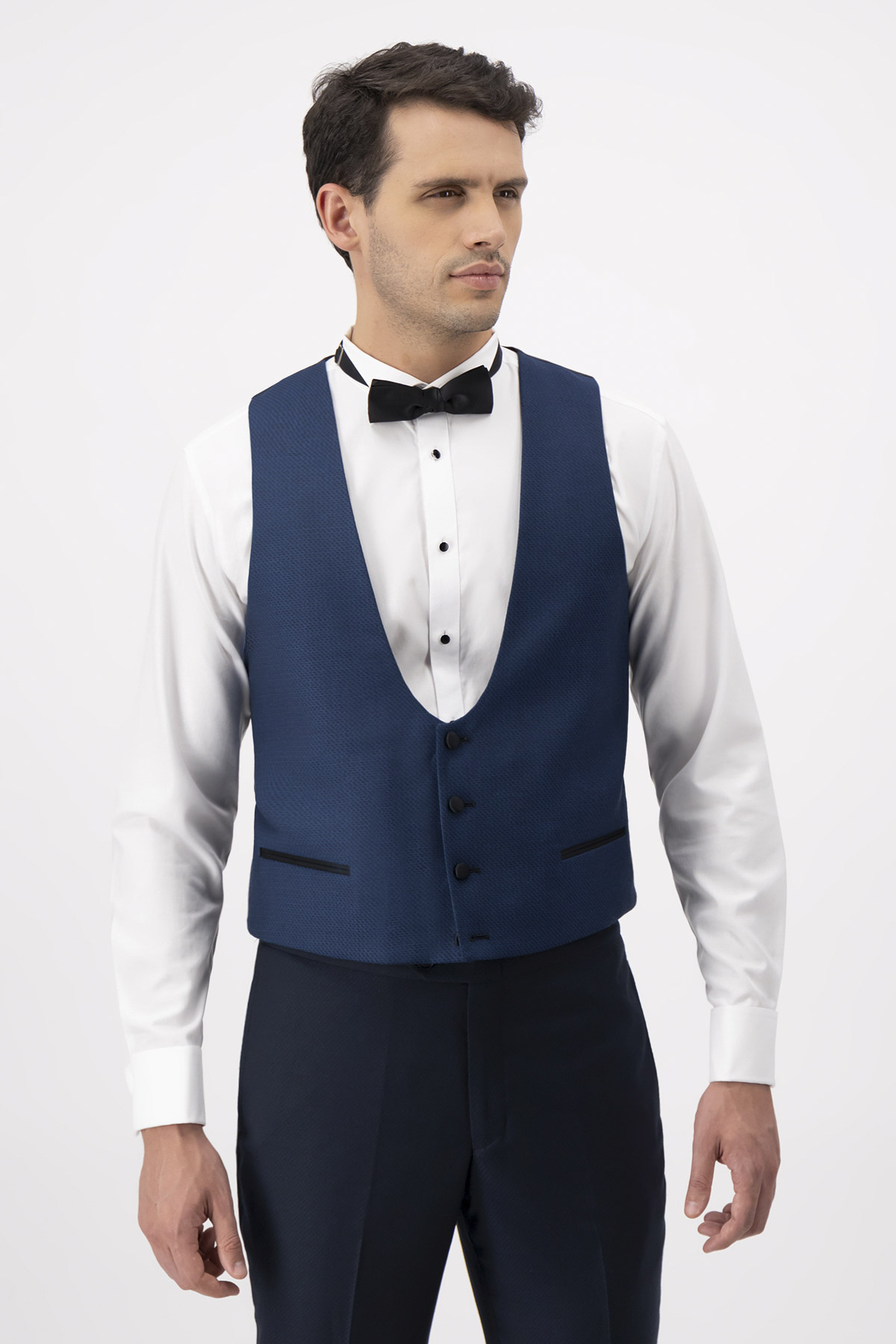 Chaleco Formal Slim Fit Azul Marino