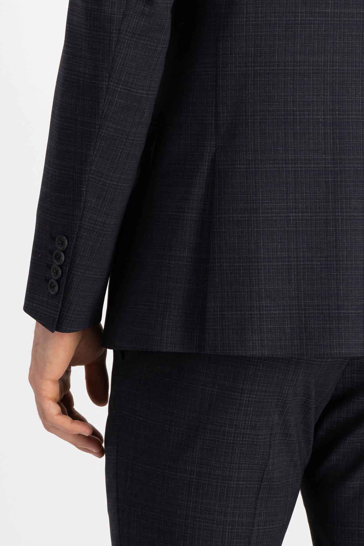 Traje Roberts Red Gris Oxford Slim Fit
