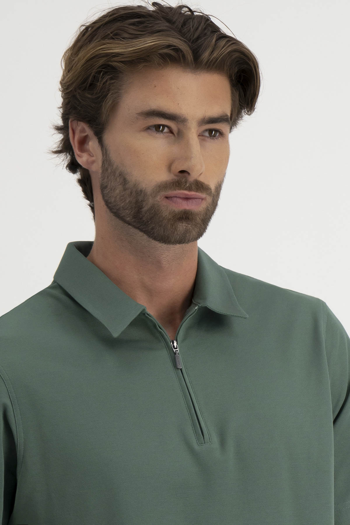 Polo EASY CARE TECHNOLOGY Roberts Color Verde Contemporary Fit