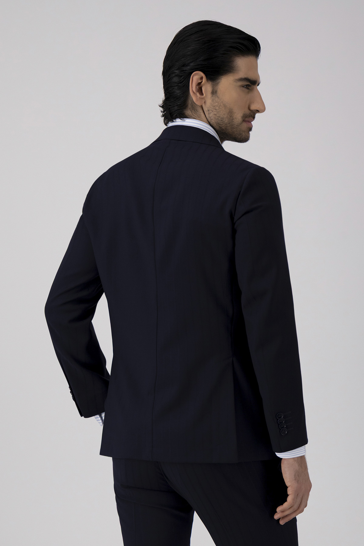 Traje Calderoni Azul Marino Slim Fit