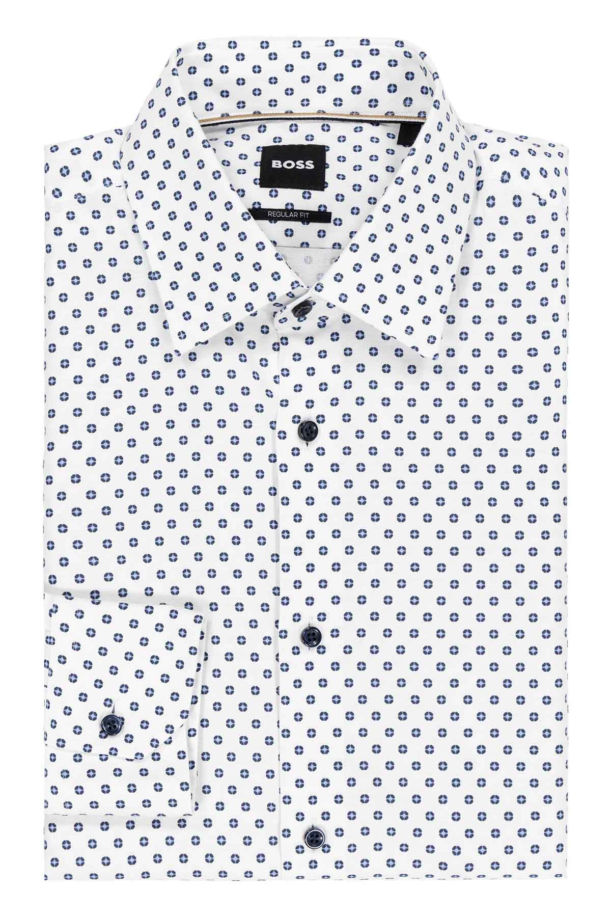 Camisa Boss Formal Blanca Regular Fit