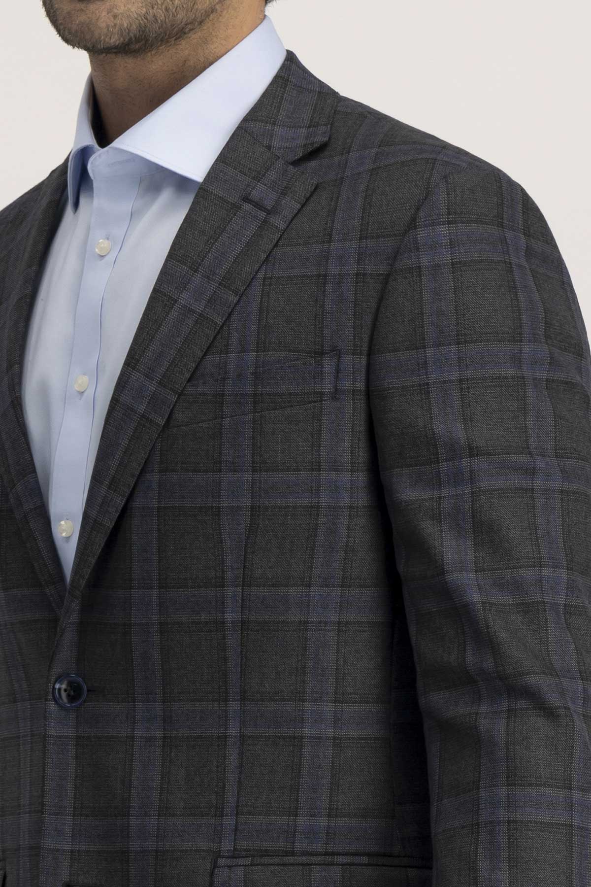 Saco Casual Roberts Gris Oxford Contemporary Fit image number 2