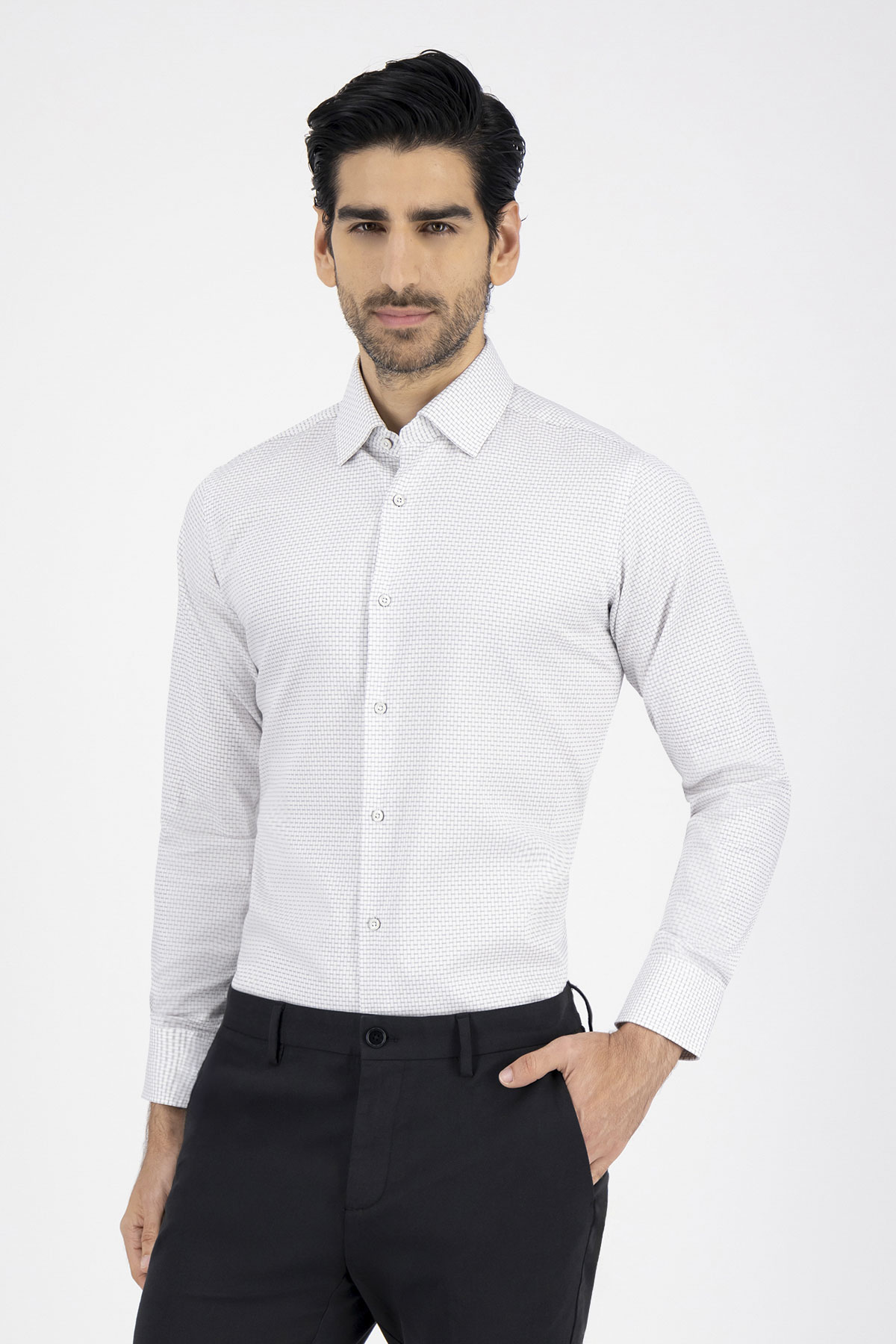 Camisa Formal Nano Tech Contemporary Fit