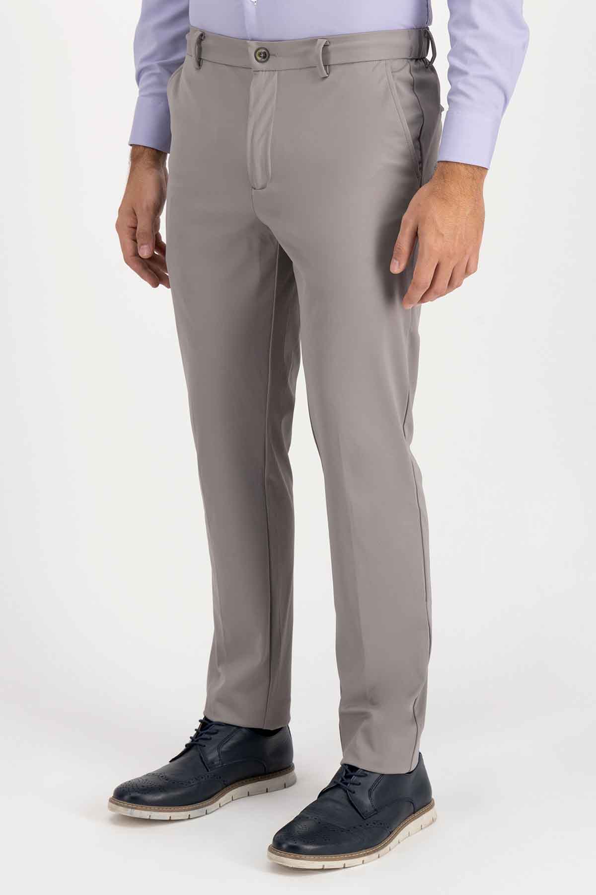 Pantalon gris perla 2025 hombre
