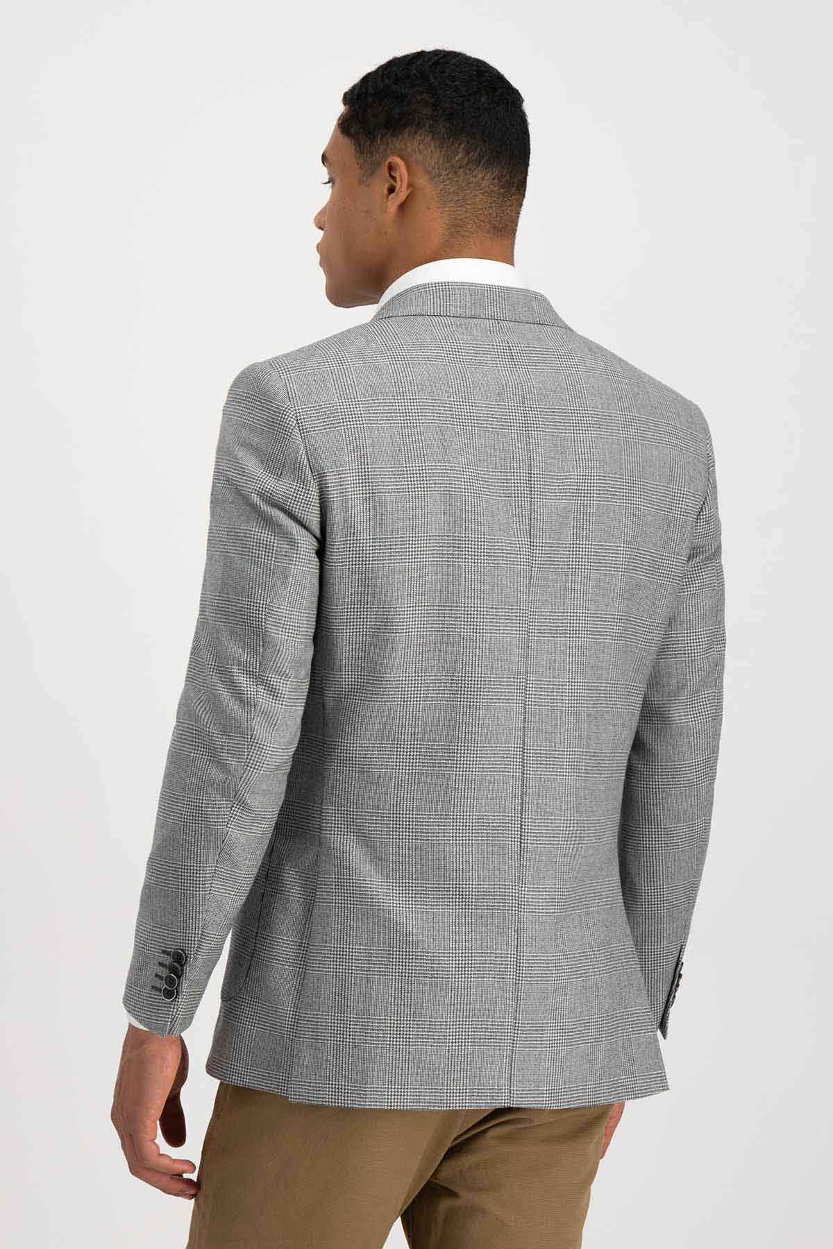 Saco Casual Roberts Gris Perla Slim Fit