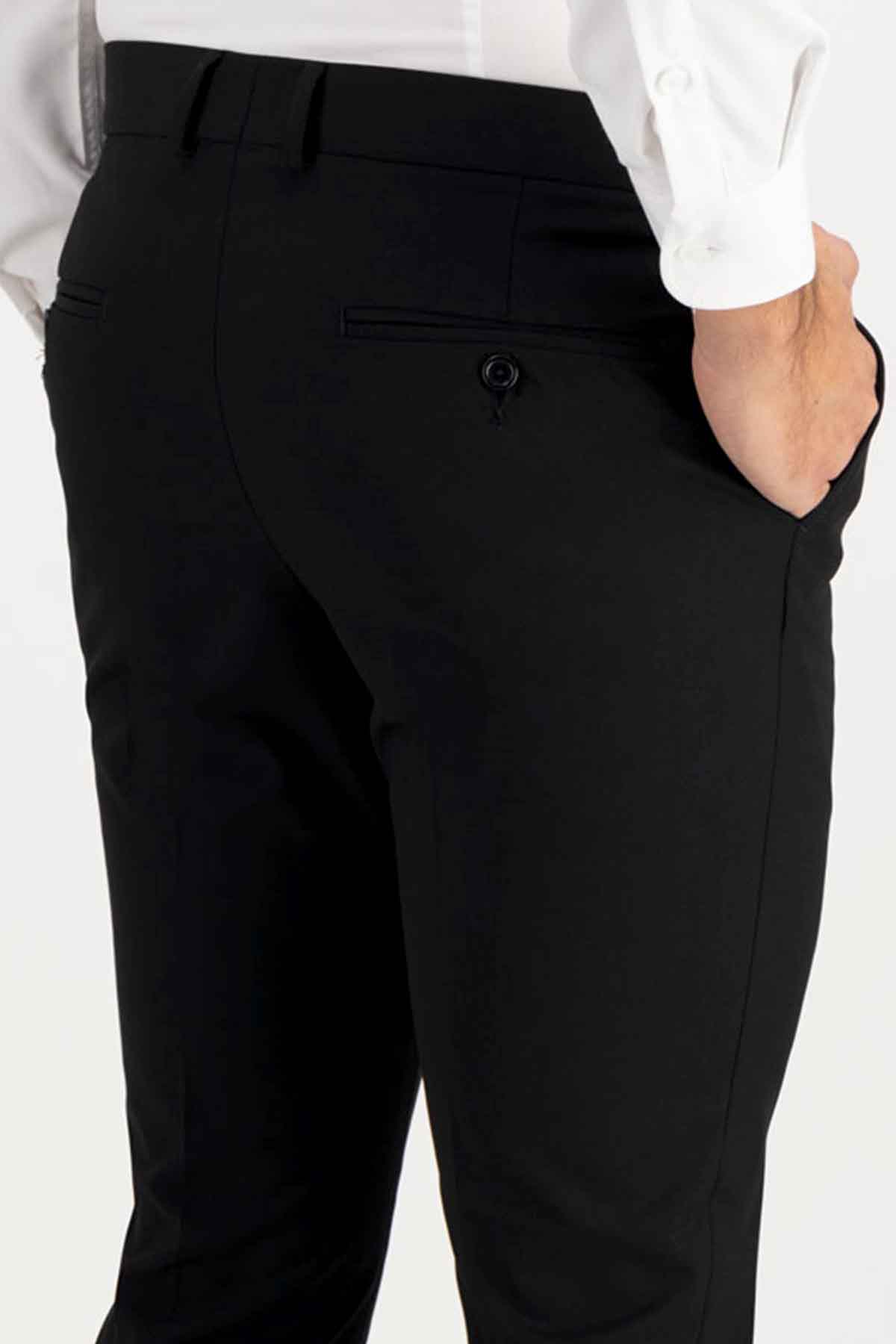 Pantalón Separate Casual Roberts Red Negro Extra Slim