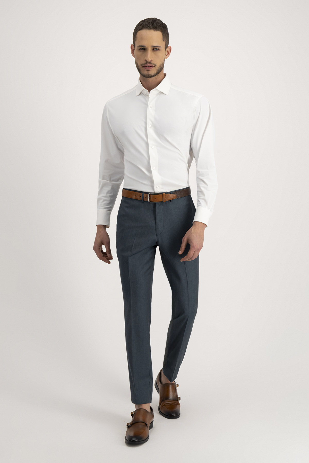 Pantalón Formal Roberts Azul Marino Slim Fit
