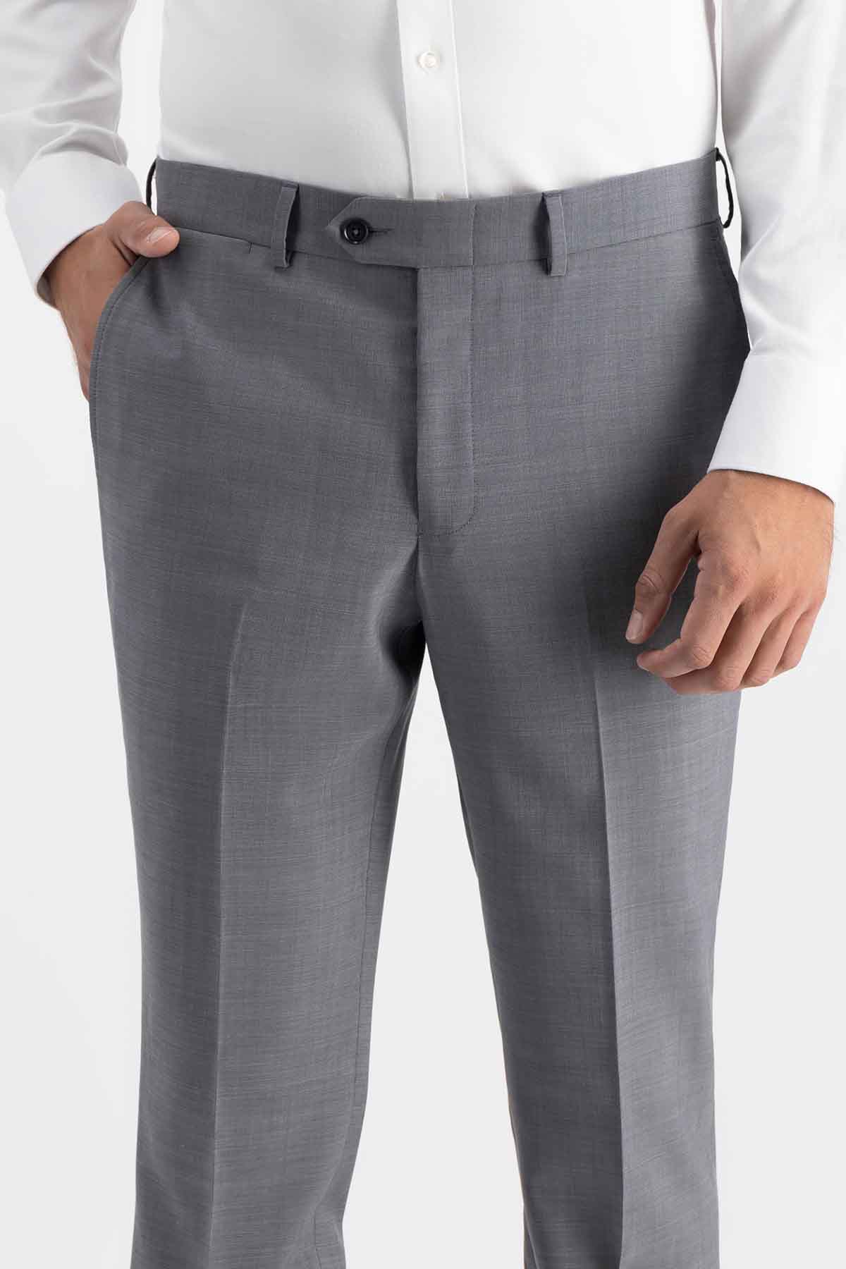 Pantalón Calderoni Color Gris Contemporary Fit