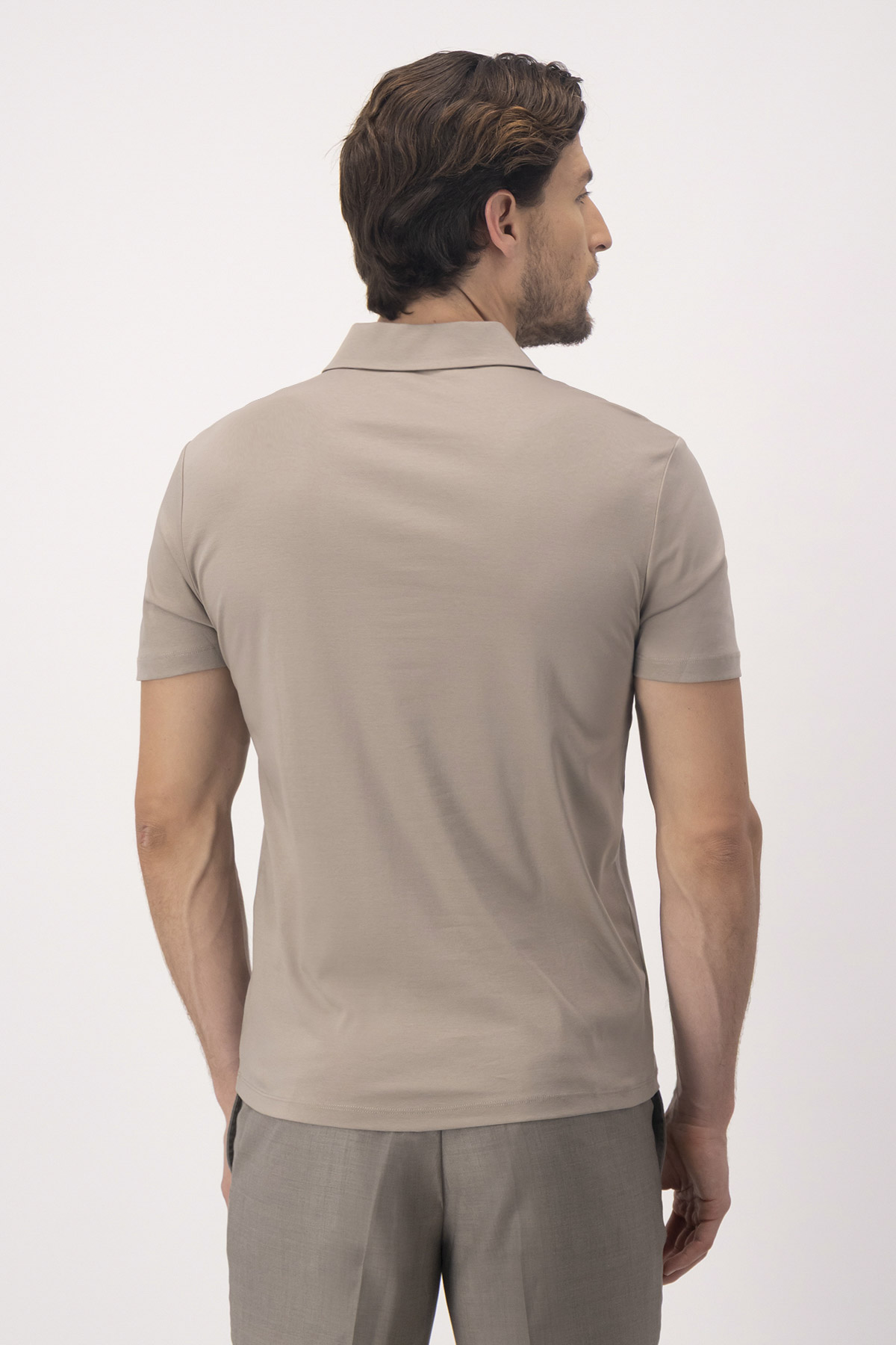 Playera Tipo Polo MERCERIZED COTTON Contemporary Fit