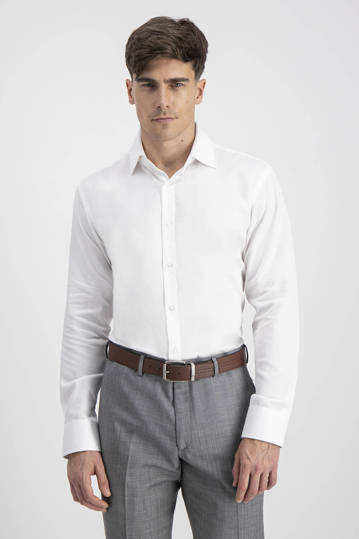 Camisa Formal Roberts Easy Care Contemporary Fit Color Blanco image number 1