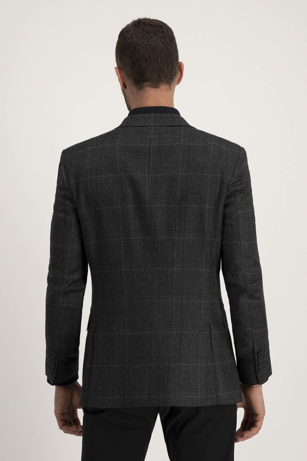 Saco Casual Roberts Gris Oxford Slim Fit