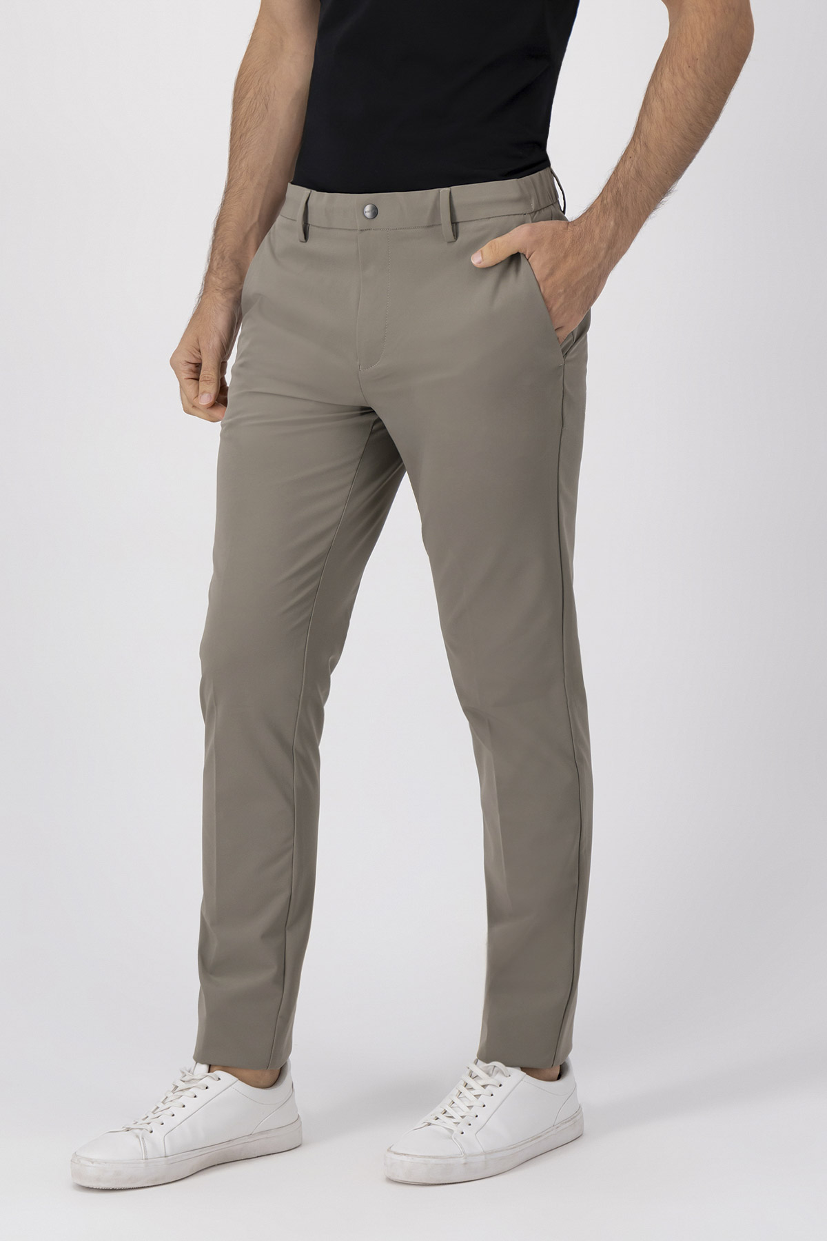 Pantalón Formal Anatomic Technology Slim Fit Verde Oliva